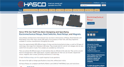 Desktop Screenshot of hascorelays.com